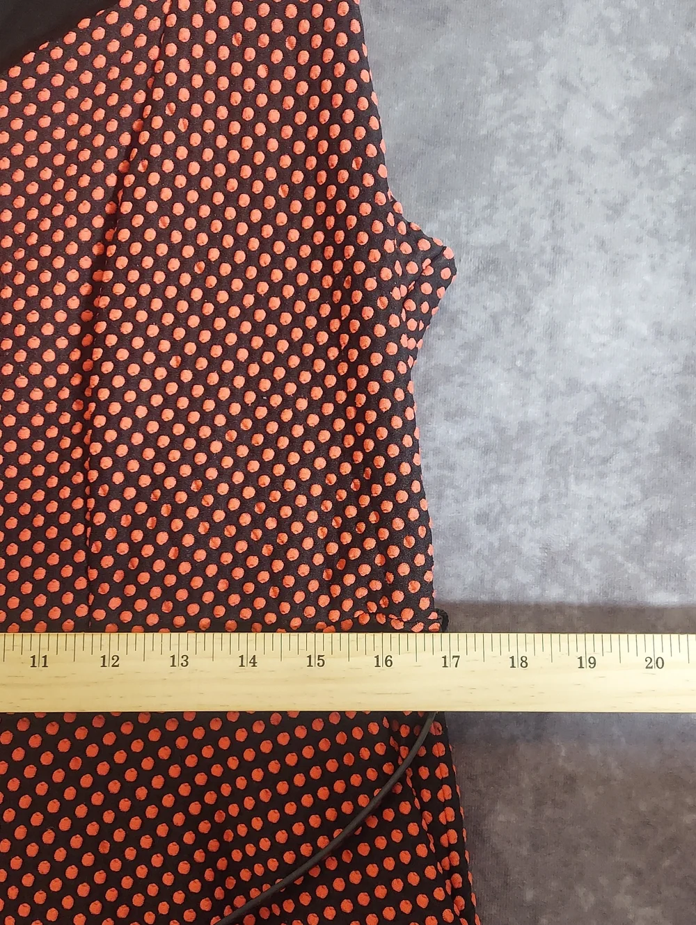 Torrid Red & Black Geo Dot Sleeveless Skater Dress Plus Size 2X (Size 2) Belted - Picture 10 of 11